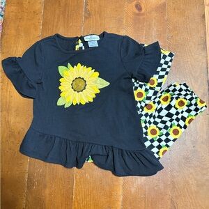 Rare Editions Sunflower Set Girls Size 7
